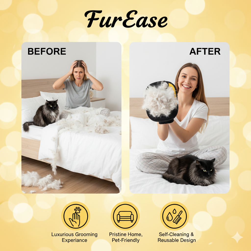 FurEase - Pet Hair Removal Gloves 5.1