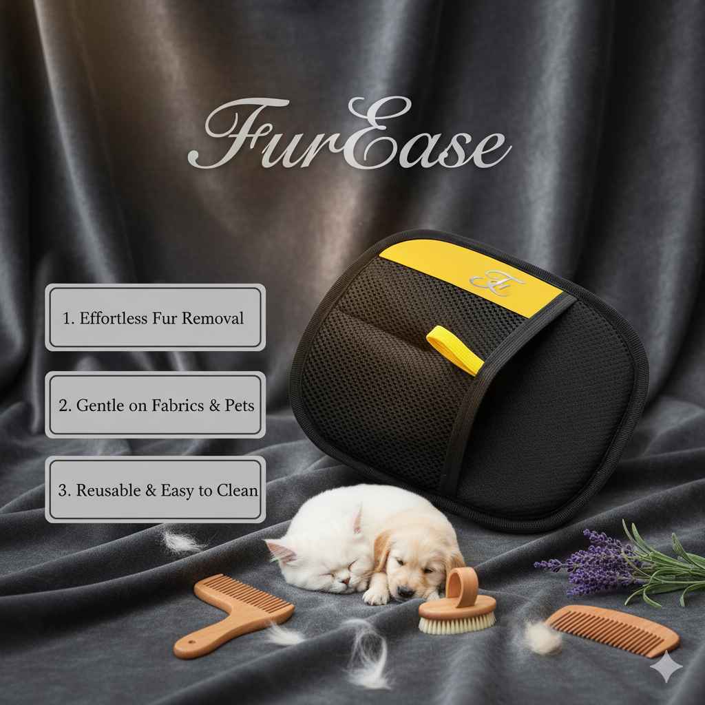 FurEase - Pet Hair Removal Gloves 5.1